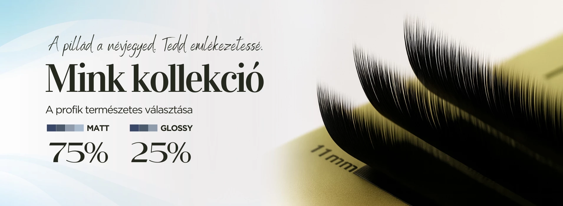Lashes by Love prémium volume műszempilla tálca professzionális stylistoknak