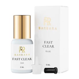 Barbara Fast Clear – Átlátszó szempilla ragasztó színes pillákhoz és diszkrét építéshez