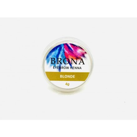 BRONA EYEBROW HENNA- Szemöldök henna- Blonde