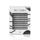 Lashes by Love DIY Műszempilla Mega Box D-MIX HOLLYWOOD 1 természetesen dús hatású otthoni építhető műszempilla, 120 tincs / box kiszerelésben