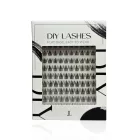 Lashes by Love DIY Műszempilla Mega Box D-MIX LOVELY 1 bájosan dús hatású otthoni építhető műszempilla, 100 tincs / box kiszerelésben