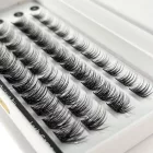 Lashes by Love DIY szempilla kit 0.07 vastagságú C-ívű MIX tálcás pillákkal és kiegészítőkkel az otthoni építéshez