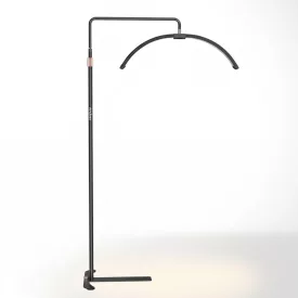 Glam Fit LED szempillás- és kozmetikai lámpa, fekete színű, fényerősség- és színhőmérséklet szabályzóval