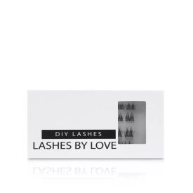 Lashes by Love PRE-BOND DIY Glamour dús hatású előre ragasztózott tincses DIY műszempilla C-MIX tálcában