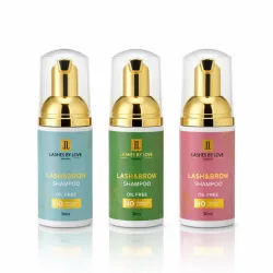Lashes by Love illatosított szempilla samponok és tisztító hab 30ml-es kiszerelésben