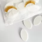 Lashes by Love szempilla gyakorlólap szivaccsal a szempilla térképek és formák gyakorlásához