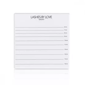 Lashes by Love Mega akril szempillatartó paletta 6-15 mm közötti méretszámozással