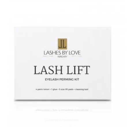 Lashes by Love professzionális szempilla lifting készlet göndörítő és fixáló krémekkel, ragasztóval és szilikon padokkal