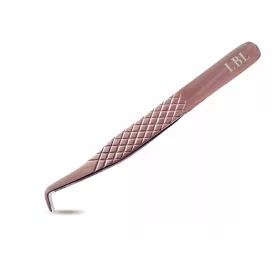Lashes By Love NANO1 Rose Gold szempilla csipesz nano-texturált hegyekkel