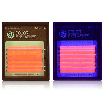 NEICHA SILK MŰSZEMPILLA - FLUORESZKÁLÓ VÉRNARANCS