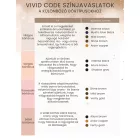 Vivid Code Mystic Blue Black professzionális, kíméletes, ammóniamentes szempilla- és szemöldökfesték körömvirág kivonattal, több színben