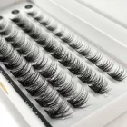 DIY MŰSZEMPILLA D-MIX - FLIRTLashes by Love DIY Műszempilla FLIRT tálca 8-10-12-14 mm D-ívű keresztezett dús tincsekkel a otthoni pillaépítéshez