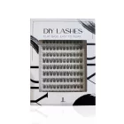 Lashes by Love DIY Műszempilla Mega Box D-MIX FLOW 1 természetesen dús hatású otthoni építhető műszempilla, 120 tincs / box kiszerelésben